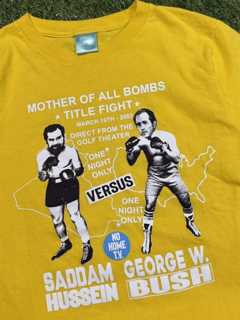 Golf Saddam vs Bush Tee
